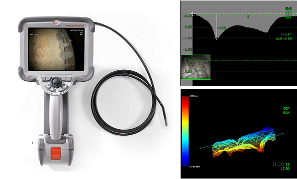 韋林內窺鏡3D測量點云圖
