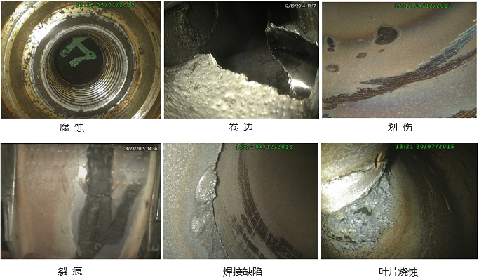 工業內窺鏡能看到的14種典型缺陷及表現形式